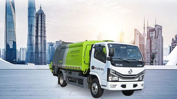凌宇壓縮式垃圾車-固廢生活垃圾污物克星！