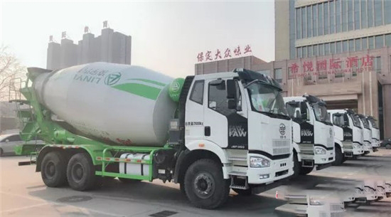 感謝有你，雄安有我！35臺凌宇攪拌車助力雄安新區(qū)建設
